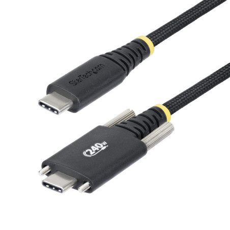 Cable usb tipo c a usb tipo c con fijacion por tornillo startech 2m - 
