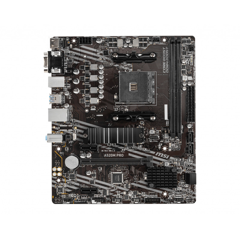 Placa base msi am4 a520m pro m - atx Placa base msi am4 a520m pro m - atx
