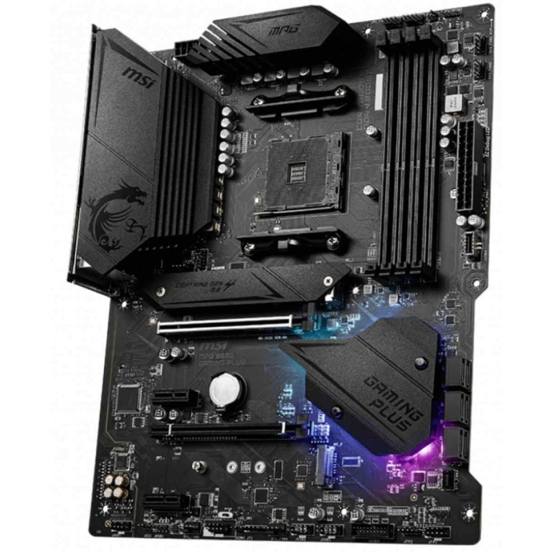 Placa base msi am4 b550 gaming plus atx - 4xddr4 - 6xsata6 - 4xusb 2.0 3xusb 3.2 Placa base msi am4 b550 gaming plus atx - 4xddr4 - 6xsata6 - 4xusb 2.0 3xusb 3.2
