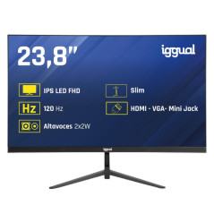 iggual Monitor 24 IPS 1ms FHD 120Hz VGA HDMI MM