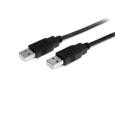 Cable usb tipo a startehc 1m - macho - macho - negro