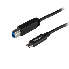 Cable usb tipo c a usb tipo b startech 1m - macho - macho - negro