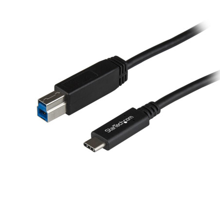 Cable usb tipo c a usb tipo b startech 1m - macho - macho - negro