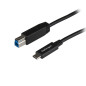 Cable usb tipo c a usb tipo b startech 1m - macho - macho - negro
