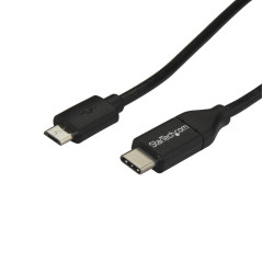 Cable usb tipo c a micro usb tipo b startech 1m - macho - macho - negr