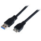 Cable usb tipo a a micro usb tipo b startech 1m - macho - macho - negro