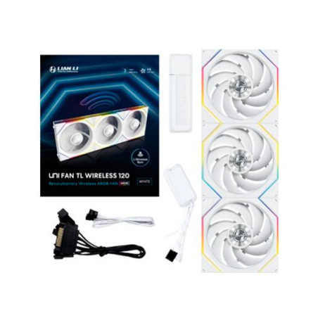 Ventilador caja gaming lian li unifan tl120 inalambrico argb 3x 120mm 
