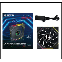 Ventilador caja gaming lian li unifan tl - lcd inalambrico argb 120mm 