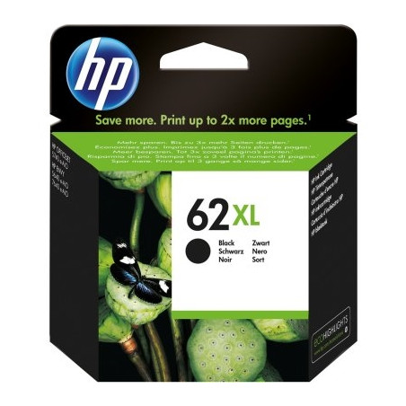HP Cartucho 62XL Negro