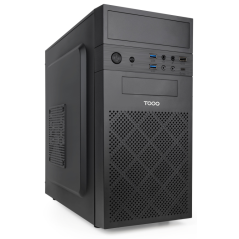TooQ Caja Minitorre Micro-ATX “ISOBOX ULTRA”, Negra