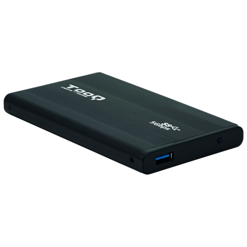 TooQ TQE-2524B caja para disco duro externo Caja de disco duro (HDD) Negro 2.5