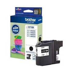 Cartucho tinta brother lc221bk negro 260 paginas dcpj562dw - mfcj480dw