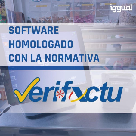 iggual TPV 15,6 N100 8+256GB W11Pro + Software