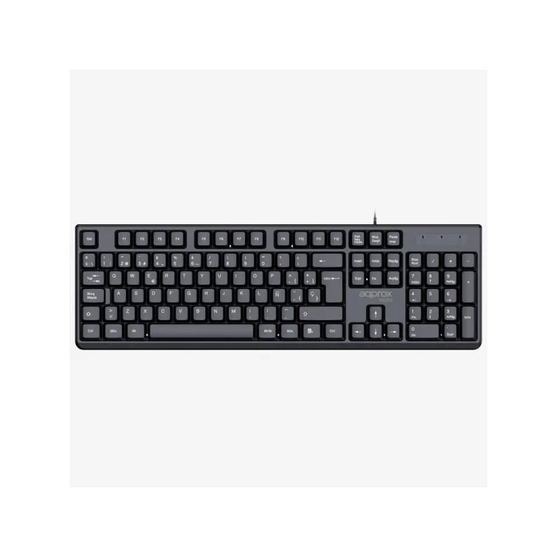TECLADO MX205 NEGRO APPROX