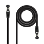 CABLE DE RED LATIGUILLO SSTP CAT8.1 AWG26 3 M NEGRO NANOCABLE