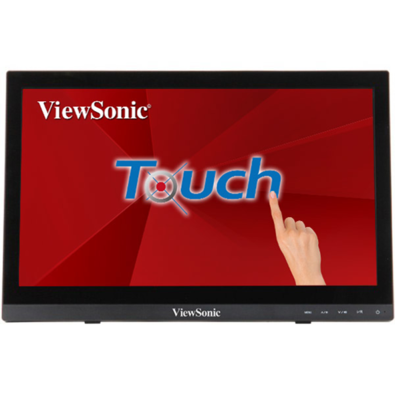 Viewsonic TD1630-3 pantalla para PC 39,6 cm (15.6) 1366 x 768 Pixeles HD LCD Pantalla táctil Multi-usuario Negro