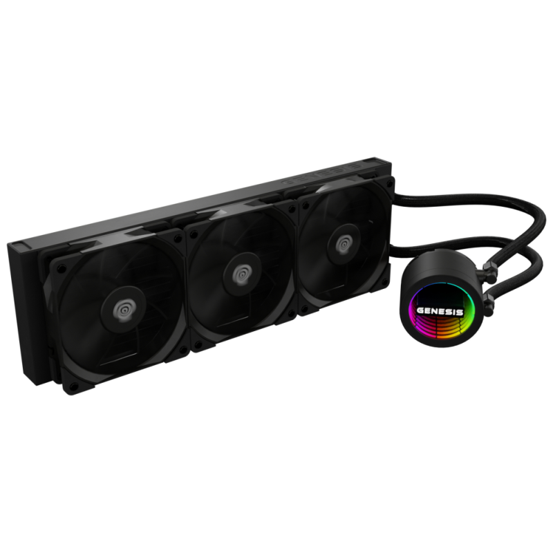 GENESIS NLG-2320 sistema de refrigeración para ordenador Carcasa del ordenador Kit de refrigeración líquida Negro