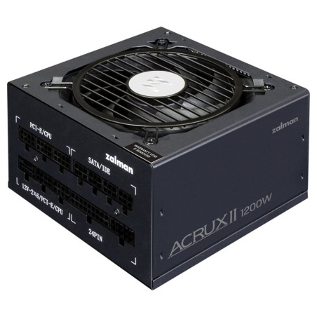 Zalman ACRUX II unidad de fuente de alimentación 1200 W 24-pin ATX ATX Negro