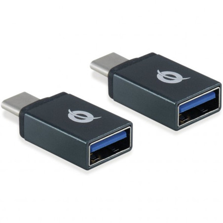 Kit adaptadores conceptronic usb tipo c 3.1 macho a usb a 3.1 hembra o