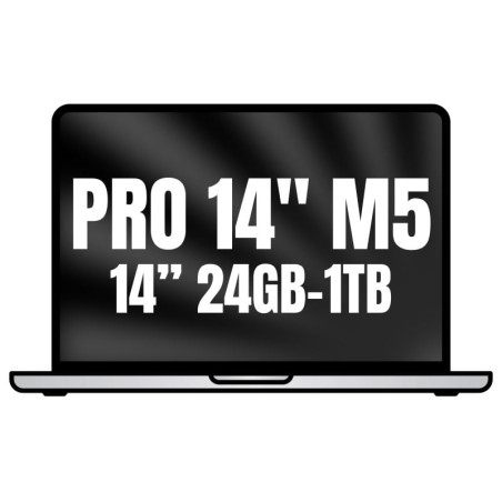 Apple Macbook Pro 14/ M5 Pro 15-Core CPU/ 24GB/ 1TB SSD/ 16-Core GPU/ Plata