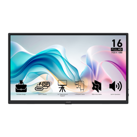 MONITOR MSI PRO MP165 E6 PORTATIL