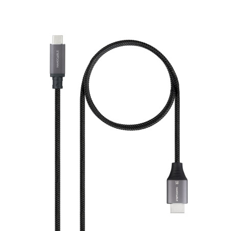 CABLE USB-C/M A HDMI/M 4K 1.8 M NANOCABLE