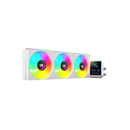 Kit refrigeracion liquida mars gaming mllcdpro360w argb 3x 120mm blanc