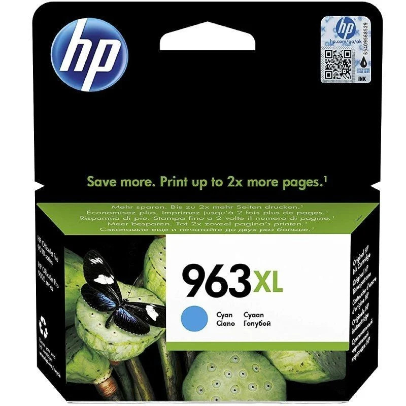 CARTUCHO TINTA CIAN HP 963 XL (3JA27AE)