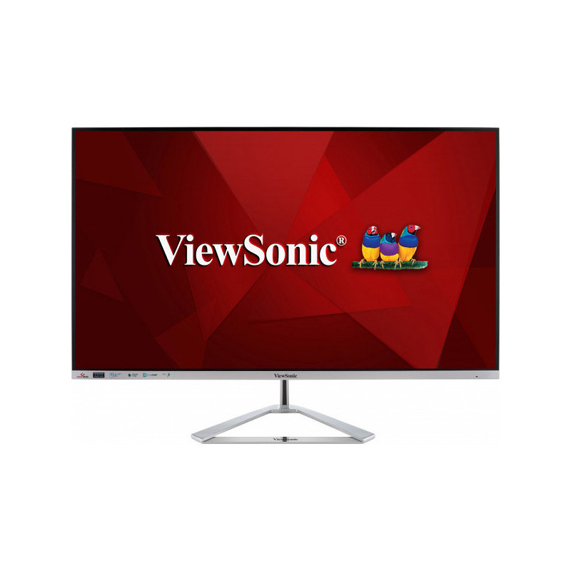 Monitor viewsonic 31.5 pulgadas vx3276 - 2k - mhd - 2 slim - ips - wqhd - x2 hdmi - dp - mdp