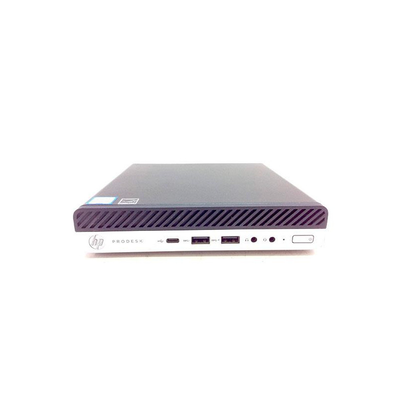 Ordenador reacondicionado mini hp 600 g4 - i5 - 8th - 8gb - 256gb m.2 - win 11 pro - sin cable trebol - wifi+antena