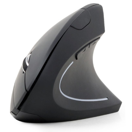 Gembird MUSW-ERGO-01 ratón Oficina mano derecha RF inalámbrico Óptico 1600 DPI
