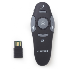 Gembird WP-L-11 apuntador inalámbricos RF Negro
