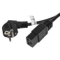 Lanberg CA-C19C-10CC-0018-BK cable de transmisión Negro 1,8 m CEE7/7 C19 acoplador