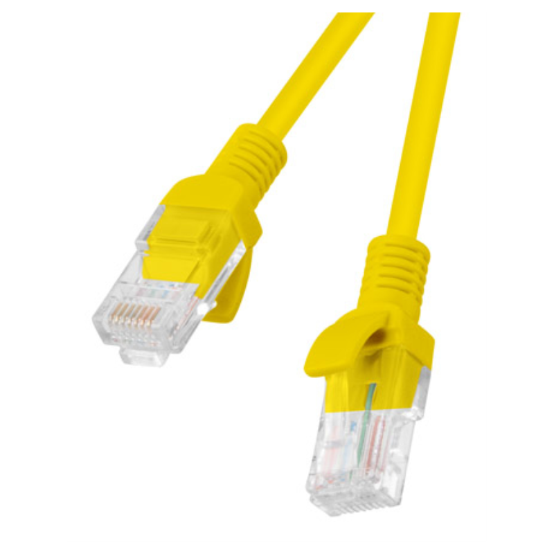 Lanberg PCU6-10CC-2000-Y cable de red Amarillo 20 m Cat6 U/UTP (UTP)