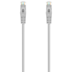 AISENS Cable de Red Latiguillo RJ45 LSZH Cat.6A 500 Mhz UTP AWG24, Gri