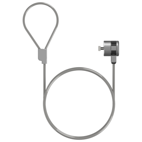AISENS Cable de Seguridad con Cerradura de Llave para Ordenador, Monitor, Portatil 1.5 m