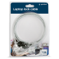 Gembird LK-K-01 cable antirrobo Plata 1,8 m