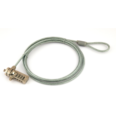 Gembird LK-CL-01 cable antirrobo Plata