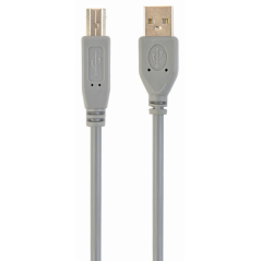 Gembird 1.8m USB 2.0 A/B M cable USB 1,8 m USB A USB B Gris