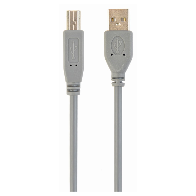 Gembird 1.8m USB 2.0 A/B M cable USB 1,8 m USB A USB B Gris