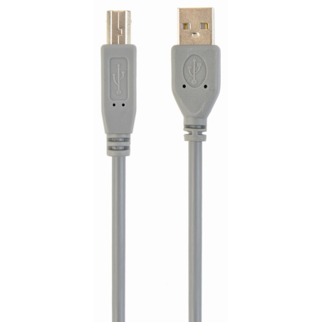 Gembird 1.8m USB 2.0 A/B M cable USB 1,8 m USB A USB B Gris