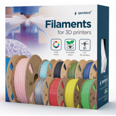 Gembird 3DP-PLA1.75GE-01-W material de impresión 3d Ácido poliláctico 