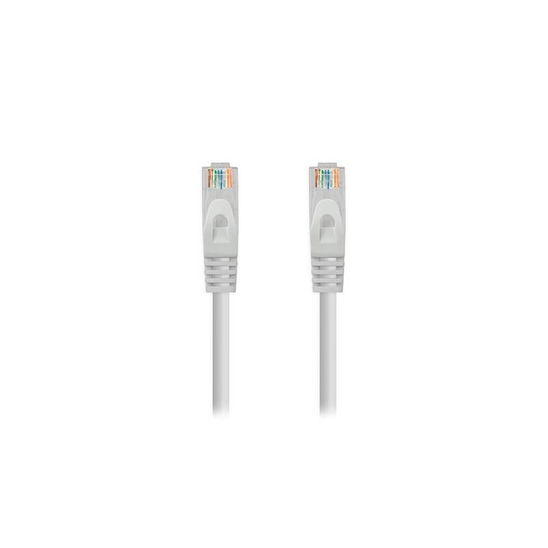 Latiguillo cable red nanocable rj45 cat.6 lszh 0.5m - awg24 - gris