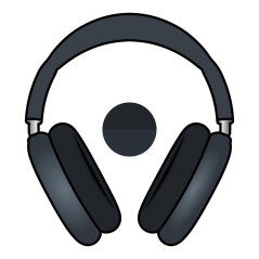 Auriculares Bluetooth Apple Airpods Max 2 USB-C/ Medianoche