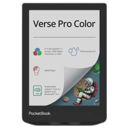 Libro electronico ebook pocketbook verse pro color ereader 6 pulgadas 