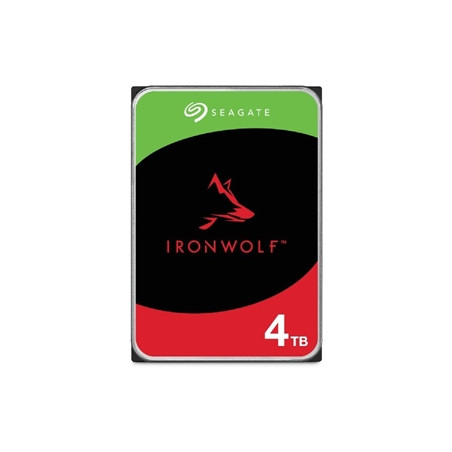 Disco duro interno hdd seagate ironwolf nas st4000vn006 4tb 3.5 pulgadas 5400rpm - 256mb - sata 6gb - s