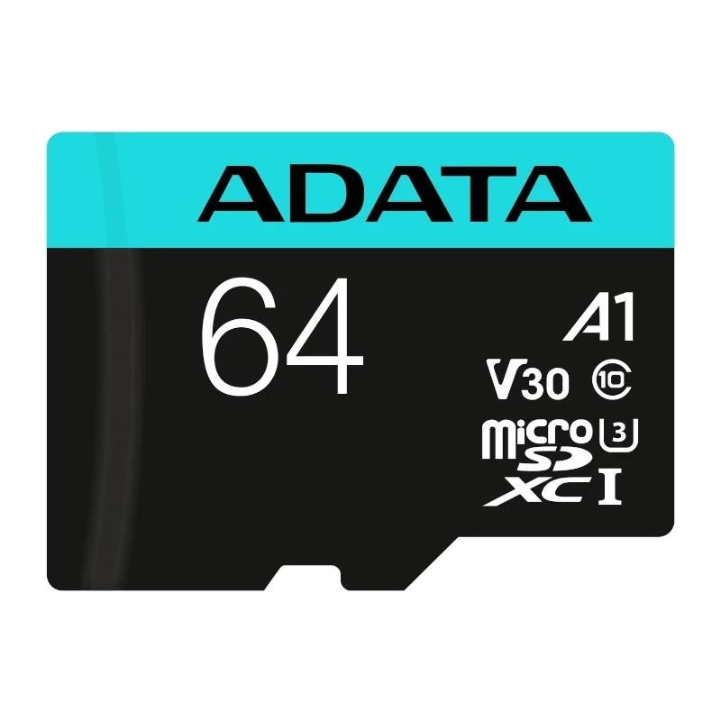 ADATA microSDXC/SDHC UHS-I U3 64GB c/adapt ADATA microSDXC/SDHC UHS-I U3 64GB c/adapt