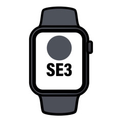 Apple Watch SE3/ GPS/ 44mm/ Caja de Aluminio Medianoche/ Correa Deport