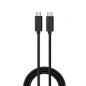 Cable de carga usb tipo c ewent ec1045 60w macho macho 1 metro