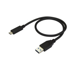 Cable usb tipo c a usb tipo a startech 0.5m - macho - macho - negro